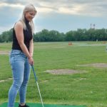Dorota Morawska gra w golfa
